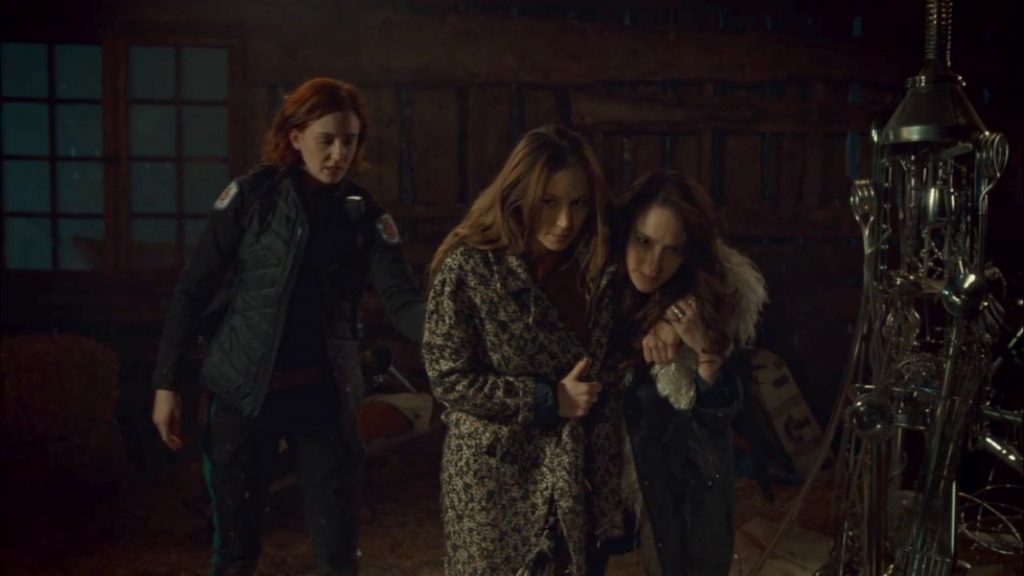 Nicole, Waverly, Wynonna and a lightning rod.