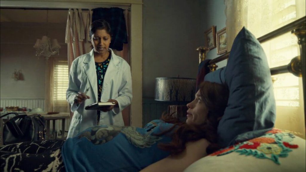 Doctor and patient in Wynonna Earp