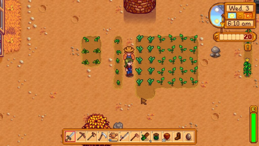 Stardew Vallely gameplay